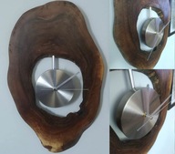 Dekoracyjny zegar ścienny. Cichy płynny mechanizm