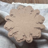 Płatek śniegu – obracana baza kartki z 3 wzornikami - świąteczne DIY