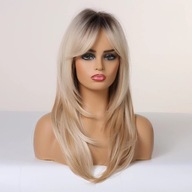 50% Peruka Ombre Blond Super Naturalny Wygląd