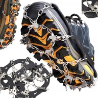 MOCNE RACZKI TURYSTYCZNE NAKŁADKI NA BUTY KOLCE ŁAŃCUCHY 36-40 NA LÓD ŚNIEG