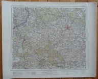 BIAŁYSTOK (GRODNO) MAPA PRZEGLĄDOWA EUROPY ŚRODKOWEJ