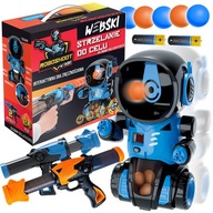 ROBOT ROBOSHOT STRZELANIE DO CELU 2XPISTOLETY 24XKULKI LICZNIK TRAFIEŃ