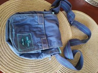 Markowa Torebka Bawełniana Saszetka GLOBAL TRAVEL