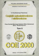 Czujniki optoelektroniczne i elektroniczne VI Konferencja naukowa PAN t. II