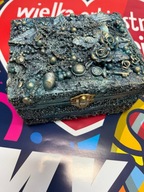 Własnoręcznie zrobiona szkatułka na drobiazgi