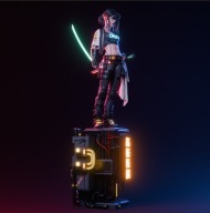 Żywica figurka Cyber Samurai 1/10