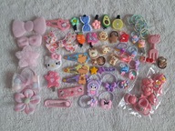 Zestaw Do Włosów Gumki Hello Kitty Spinki Kapibara 65szt B25