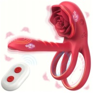 Wibrujący pierścień na penisa stymulator łechtaczki aplikacja SYG1002 MY027