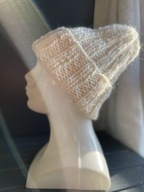 Ciepła czapka zimowa wełniana przewijana rękodzieło wełna peruwiańska