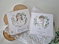 Pierwsza Komunia Święta zaproszenie komunijne koperta