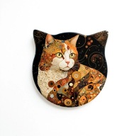 Obrazek Kocie Opowieści 8, ceramika 11cm