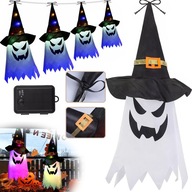 WISZĄCY DUCH NA HALLOWEEN Z UPIORNYM OŚWIETLENIEM LED, WISZĄCE DUCHY