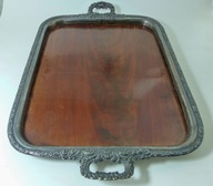 Fraget - WIELKA taca z drewnem | polska, przedwojenna, plater, Warszawa