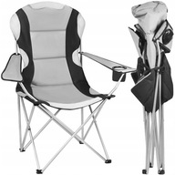 KRZESEŁKO WĘDKARSKIE SKŁADANE TURYSTYCZNE KRZESŁO NA RYBY DUŻE OGRODOWE