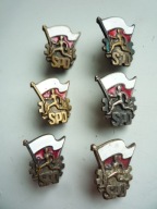 Sprawny do Pracy i Obrony SPO – polskie odznaczenie resortowe LWP PRL 6 szt