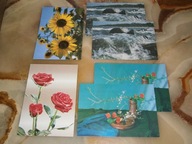 KARTKA POCZTOWA POCZTÓWKA CZYSTA 6 SZT Z KOPERTAMI