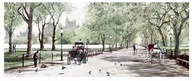 Obraz Canvas 60 x 150 cm Watercolor Central Park