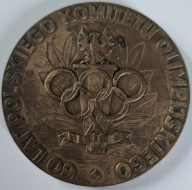 MEDAL 60 LAT POLSKIEGO KOMITETU OLIMPIJSKIEGO - ZA ZASŁUGI DLA POLSKIEGO...