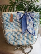 Torebka damska ręcznie robiona na szydełku, Koszyk, Torba, Boho