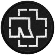 Termo Naszywka Muzyczna Rammstein Logo Rock Haftowana Naprasowanka