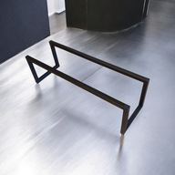 STOJAK NA BUTY OBUWIE METALOWY REGAŁ PÓŁKA SOLIDNY LOFT CZARNY