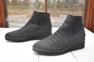 Gabor platforma botki ze skóry roz 38 j nowe