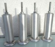 Nóżka meblowa aluminiowa 13 cm, gwint M8