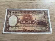 Hong Kong - 5 dolarów - 1946
