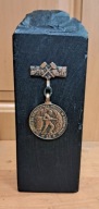 STATUETKA ( bryła ) z węgla + medal - emerytura / górnik , górnictwo