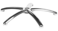 PODSTAWA DO FOTELA OBROTOWEGO| metalowa uniwersalna| chromowana 69cm