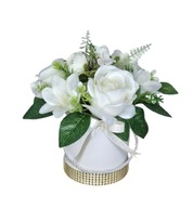 Flower box Handmade sztucznych kwiatów kompozycja na prezent Urodziny