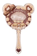 Lusterko ręczne Flower Knows Sweetie Bear – Caramel Brown.