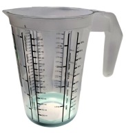 MIARKA KUCHENNA POJEMNIK Z DOZOWNIKIEM CIECZE I SYPKIE