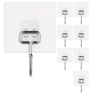 HACZYKI DO ŁAZIENKI KUCHNI WIESZAKI SAMOPRZYLEPNE UCHWYT NA UBRANIA 8 SZT.