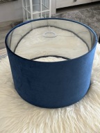 Granatowy welurowy klosz abażur do lampy jak IKEA 35 cm