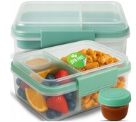 LUNCHBOX ŚNIADANIÓWKA POJEMNIK NA JEDZENIE DO SZKOŁY PRACY 1650 ML 3 KOMORY