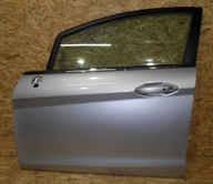 DRZWI PRZEDNIE LEWE LEWY PRZÓD FORD FIESTA MK7 2012 ROK 5D SREBRNE