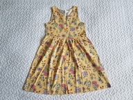 Cool Club sukienka na lato żółta w kwiatki nowa roz 122-128