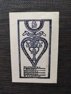 EXLIBRIS EX LIBRIS 400 LAT ZAMOŚCIA MIEJSKA BIBLIOTEKA 1980 /ZAMOJSZCZYZNA