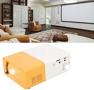 Projektor przenośny LED YG300 biały 1080P Full HD PRZENOŚNY MINI PROJEKTOR