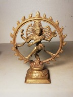 Stara figurka z brązu SHIVA NATARAJA