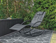 LEŻAK OGRODOWY LEŻANKA KRZESŁO FOTEL BUJANY DO OGRODU NA TARAS BALKON PLAŻĘ