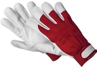 Rękawice robocze indexbhp skórzano-tkaninowe krótkie rozmiar 9 - L 2 szt.