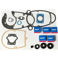 NOWY KOMPLET ŁOŻYSKA SKF USZCZELNIACZE USZCZELKI SILNIKA KOMAR S38 ROMET