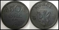 MNB - NORWEGIA 50 Ore 1941 # st 2-