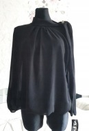 BLUZKA GŁADKA TRANSPARENTNA KLASYCZNA ELEGANCKA ALA GOLF PÓŁGOLF GOLFEM