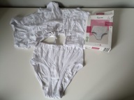 4 szt Śliczne majteczki Oyanda Taillenslip r.L 44/46 100% BIO BAWEŁNA