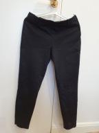 SPODNIE MATERIAŁOWE Czarne Casual H&M r. 36 S