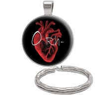 Brelok do kluczy/ka - Moja Grupa Krwi - 0 Rh- zawieszka plecak portfel