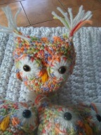 sowa na szydelku